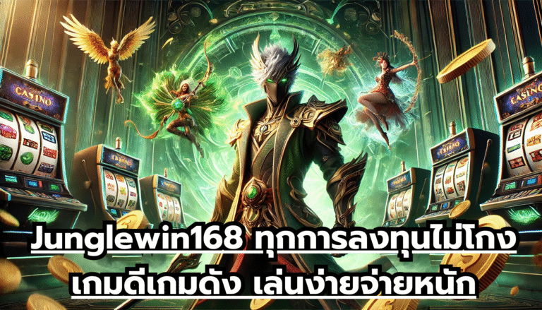 Junglewin168 ทุกการลงทุนไม่โกง เกมดีเกมดัง เล่นง่ายจ่ายหนัก ที่นี่ที่เดียวเท่านั้น