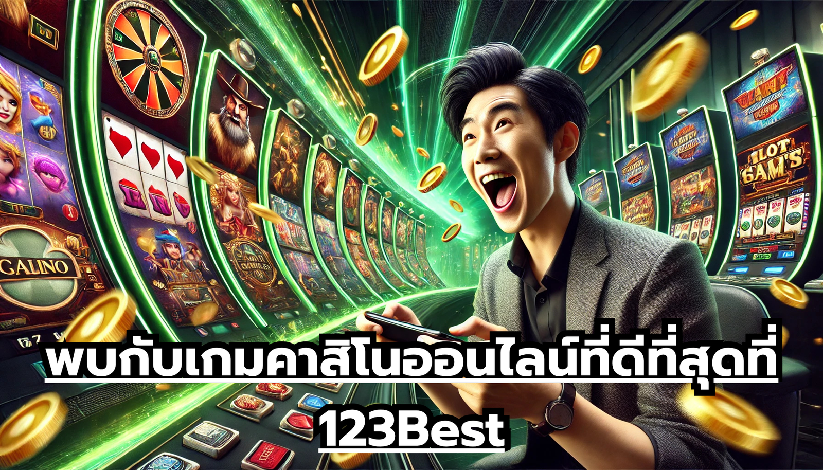 พบกับเกมคาสิโนออนไลน์ที่ดีที่สุดที่ 123Best