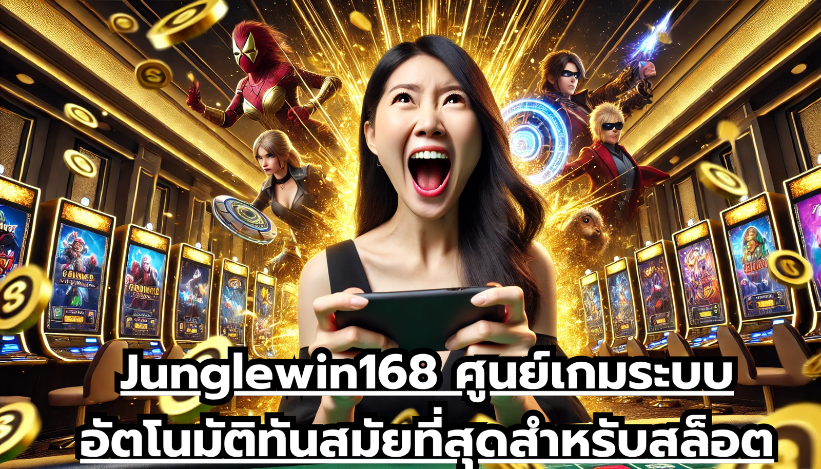Junglewin168 ศูนย์เกมระบบอัตโนมัติทันสมัยที่สุดสำหรับสล็อตออนไลน์