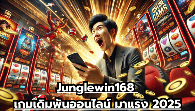 Junglewin168 เกมเดิมพันออนไลน์ มาแรง 2025